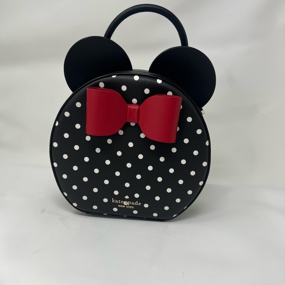 kate spade Disney New York Minnie Mouse Bag in Black Polka Dot - Picture 7 of 14